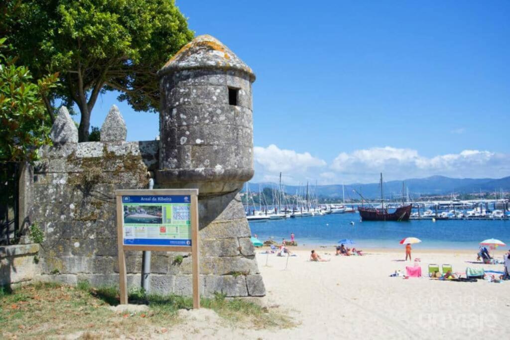 Precioso Apartamento En Baiona Zona Centro エクステリア 写真